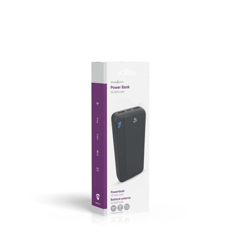 Powerbanka | 20000 mAh | 20 W  PBKPD20W225BK - obrázek č. 2