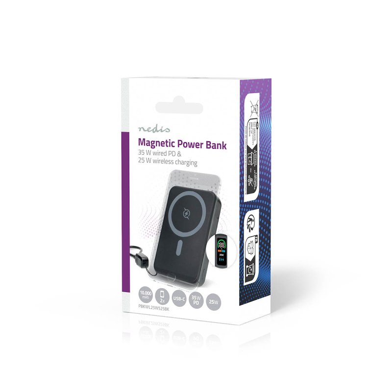 Powerbanka | 10000 mAh | 35 W  PBKWL25W525BK - obrázek č. 4