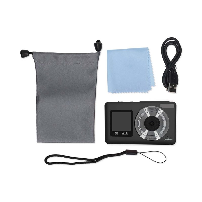 Digitální Fotoaparát | Duální Obrazovka  PCAM2530BK - obrázek č. 3