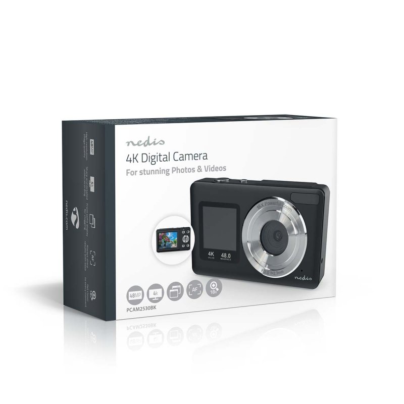 Digitální Fotoaparát | Duální Obrazovka  PCAM2530BK - obrázek č. 2