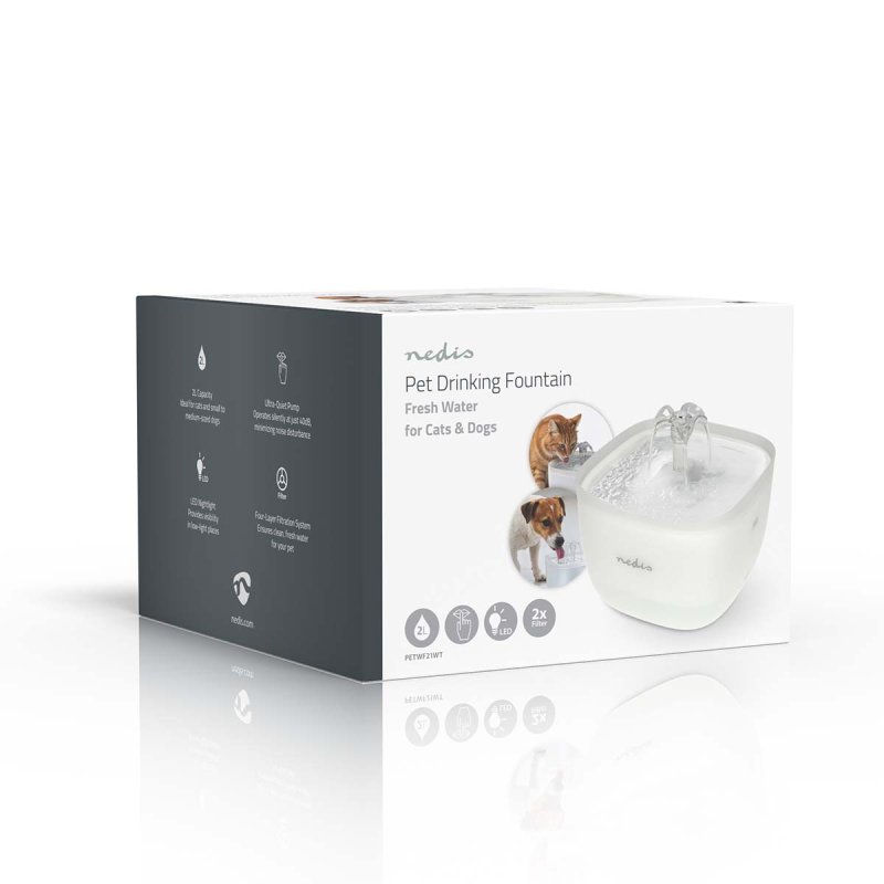 Fontána pro kočky a psy | 2.0 l  PETWF21WT - obrázek č. 8