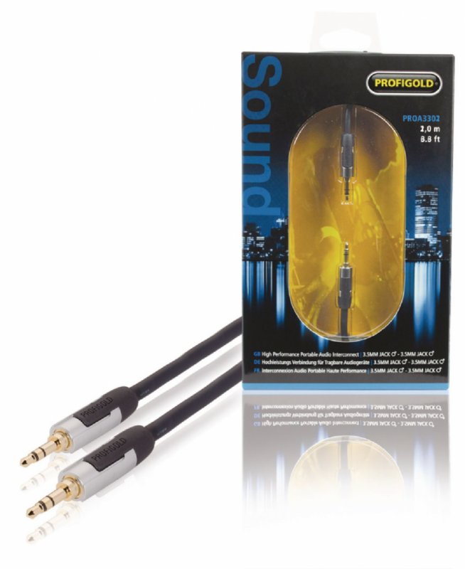 Stereo Audio Kabel 3.5mm Zástrčka - 3.5mm Zástrčka 1.00 m Antracit - obrázek produktu