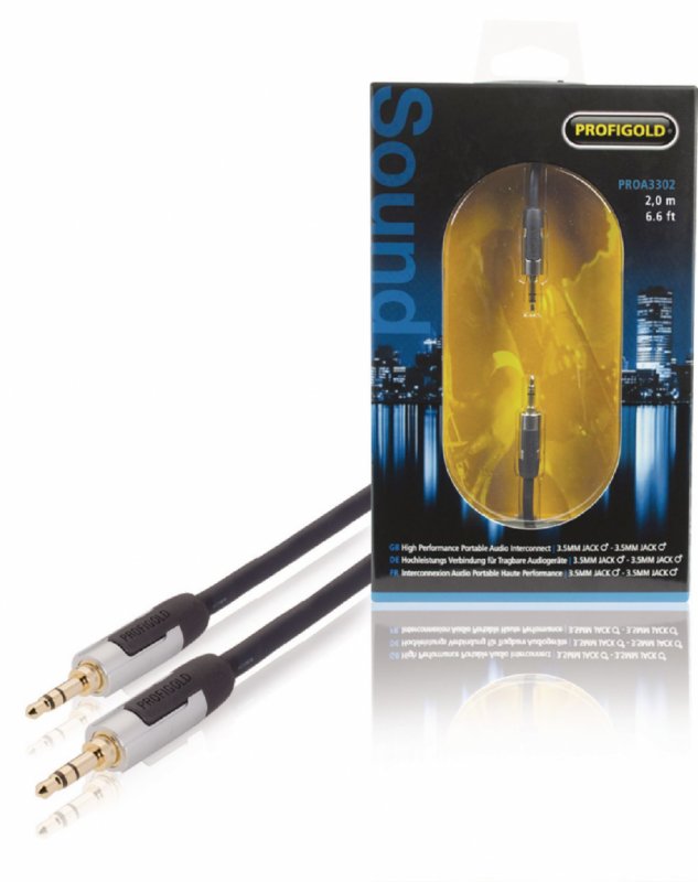 Stereo Audio Kabel 3.5mm Zástrčka - 3.5mm Zástrčka 2.00 m Antracit - obrázek produktu