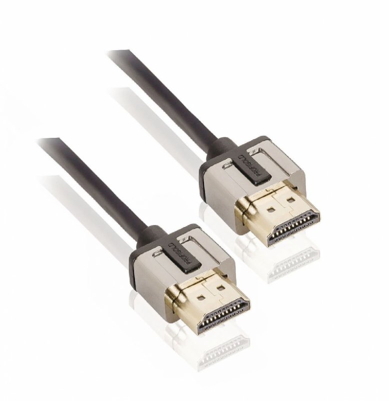 High Speed HDMI Kabel s Ethernetem HDMI Konektor - HDMI Konektor 2.00 m Černá - obrázek č. 2