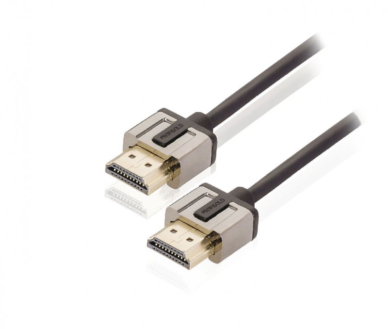 High Speed HDMI Kabel s Ethernetem HDMI Konektor - HDMI Konektor 2.00 m Černá - obrázek č. 1