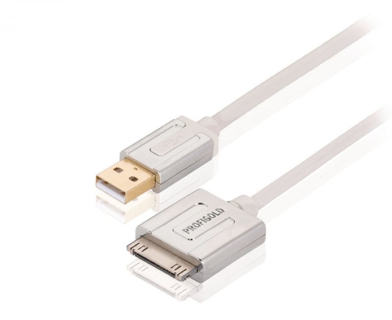 Synchronizační a Nabíjecí Kabel Apple Dock 30kolíkový - USB A Zástrčka 1.00 m Bílá - obrázek č. 2