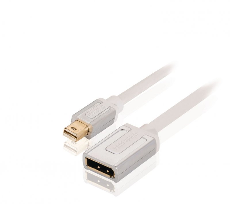Kabel Mini DisplayPort Mini DisplayPort Zástrčka - IEC-320-C17 0.20 m Bílá PROM221 - obrázek č. 2
