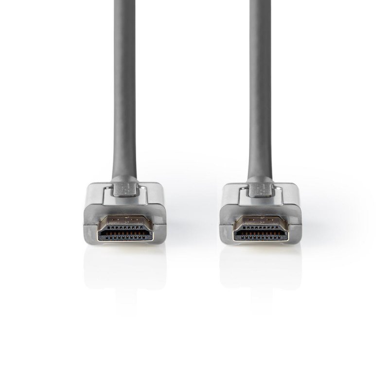 Ultra Vysokorychlostní Kabel HDMI s Podporou Ethernetu | HDMI Konektor - HDMI Konektor | 1 m | Antracitový - obrázek produktu