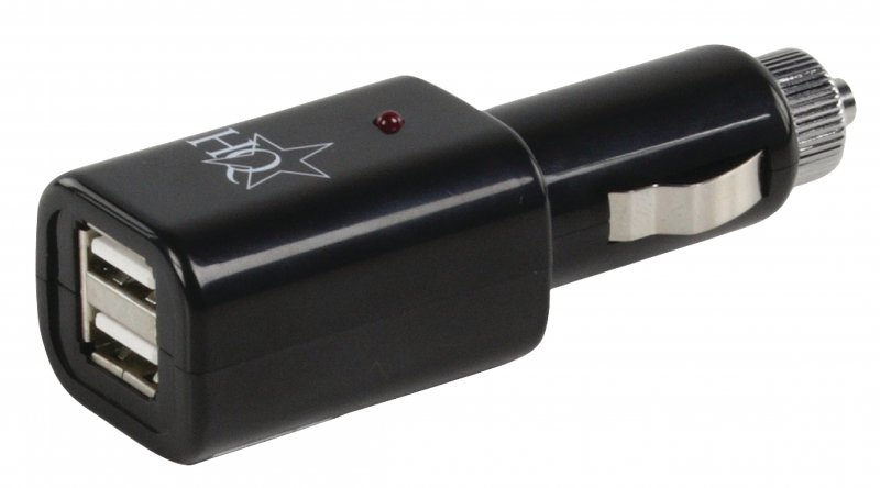 Nabíječka Do Auta 2-Výstupy 1.0 A USB Černá - obrázek produktu