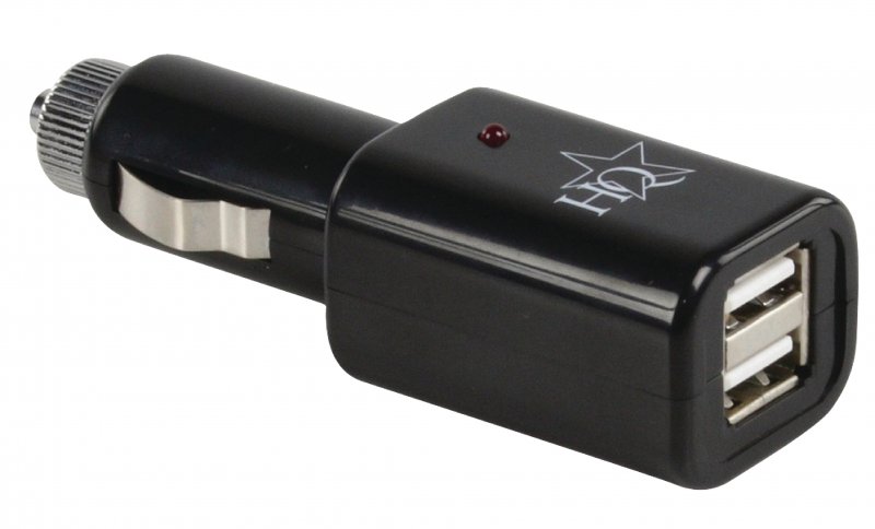 Nabíječka Do Auta 2-Výstupy 1.0 A USB Černá - obrázek č. 2