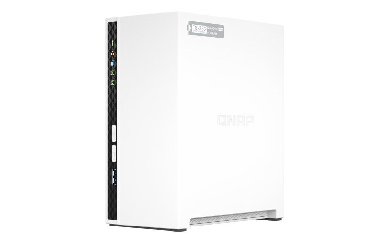 QNAP TS-233 (4core 2,0GHz + NPU, 2GB DDR4 RAM, 2x SATA, 1x GbE, 1x USB 2.0, 1x USB 3.2) - obrázek č. 3