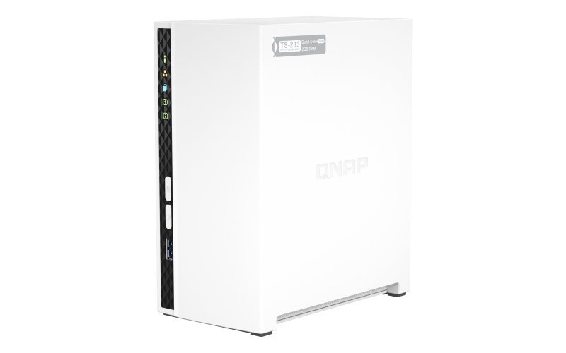 QNAP TS-233 (4core 2,0GHz + NPU, 2GB DDR4 RAM, 2x SATA, 1x GbE, 1x USB 2.0, 1x USB 3.2) - obrázek č. 4