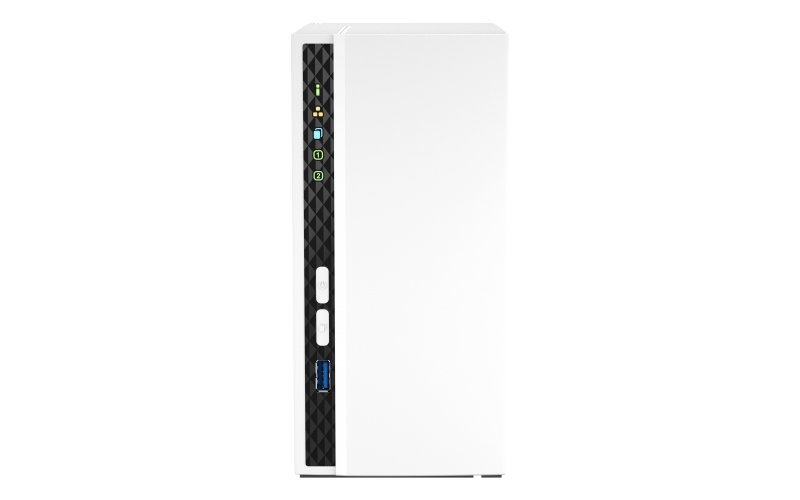 QNAP TS-233 (4core 2,0GHz + NPU, 2GB DDR4 RAM, 2x SATA, 1x GbE, 1x USB 2.0, 1x USB 3.2) - obrázek produktu
