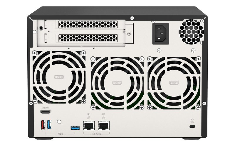 QNAP TVS-675-8G (8core 2,5GHz  /  8GB RAM  /  6xSATA  /  2xM.2 NVMe slot  /  2xPCIe  /  2x2,5GbE  /  1x HDMI 4K) - obrázek č. 2