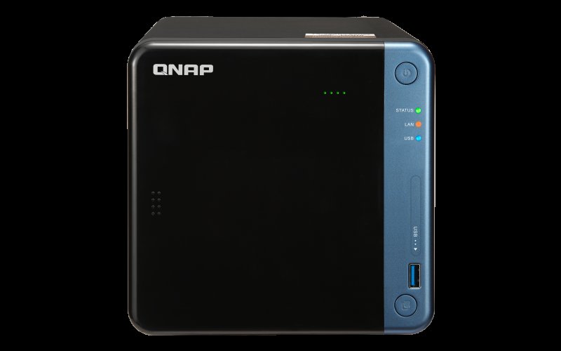 QNAP TS-453Be-2G (2,3GHz /  2GB RAM /  4x SATA /  2x HDMI 4K /  1x PCIe /  2x GbE /  5x USB 3.0) - obrázek produktu