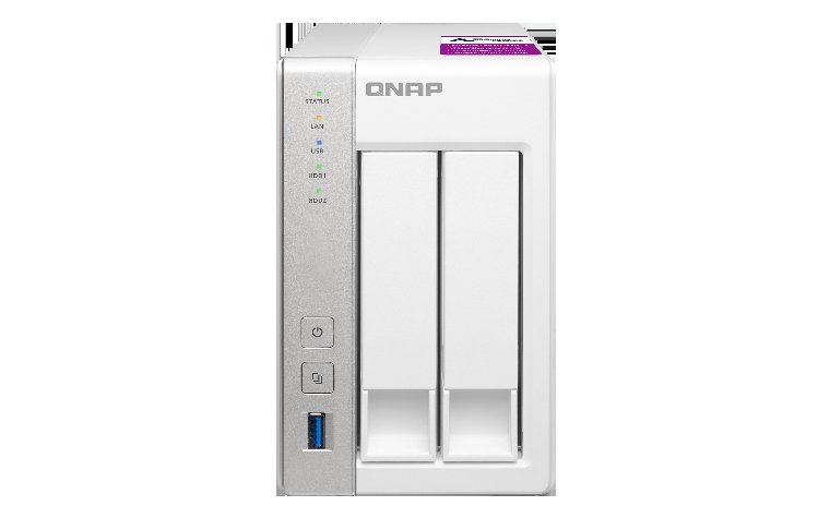 QNAP TS-231P2-1G (1,7GHz /  1GB RAM (až 8GB RAM) /  2x SATA /  2x GbE /  3x USB 3.0) - obrázek produktu