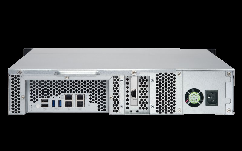 QNAP TS-1263XU-4G (2,0GHz /  4GB RAM /  12x SATA /  4x GbE / 1x 10GbE /  2x USB 2.0 /  2x USB 3.0) - obrázek č. 2