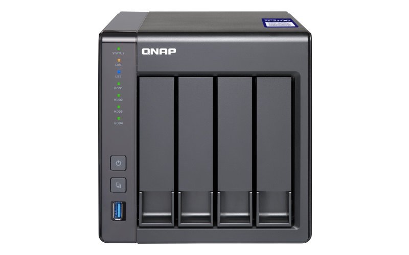QNAP TS-431X2-2G (1,7GHz /  2GB RAM (až 8GB RAM) /  4x SATA /  2x GbE /  1x 10GbE SFP+ /  3x USB 3.0) - obrázek produktu