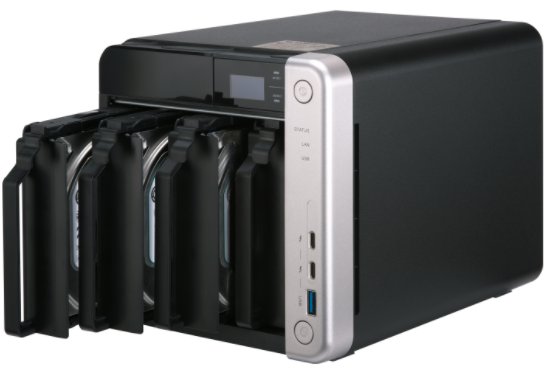 QNAP TS-453BT3-8G (2,3GHz/  8GB RAM/  4xSATA/  2xM.2 SATA/  2xGbE/  1x10GbE/  2xThnuderbolt3/  2xHDMI 4K) - obrázek č. 1