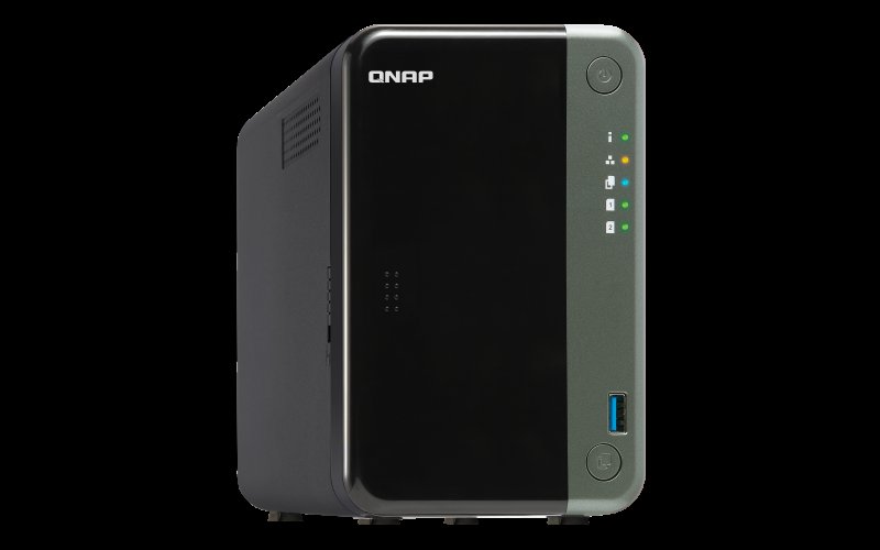 QNAP TS-253D-4G (2,7GHz /  4GB RAM /  2x SATA /  1xHDMI 4K /  1xPCIe /  2x2,5GbE /  3xUSB 2.0 /  2xUSB 3.2) - obrázek č. 1