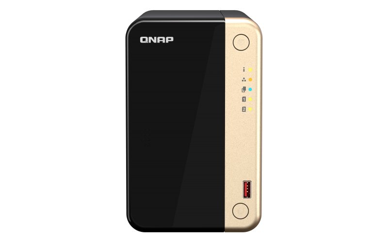 QNAP TS-264-8G (4core 2,9GHz, 8GB RAM, 2x SATA, 2x M.2 NVMe, 1x PCIe, 2x 2,5GbE, 1x HDMI 4K, 4x USB) - obrázek produktu