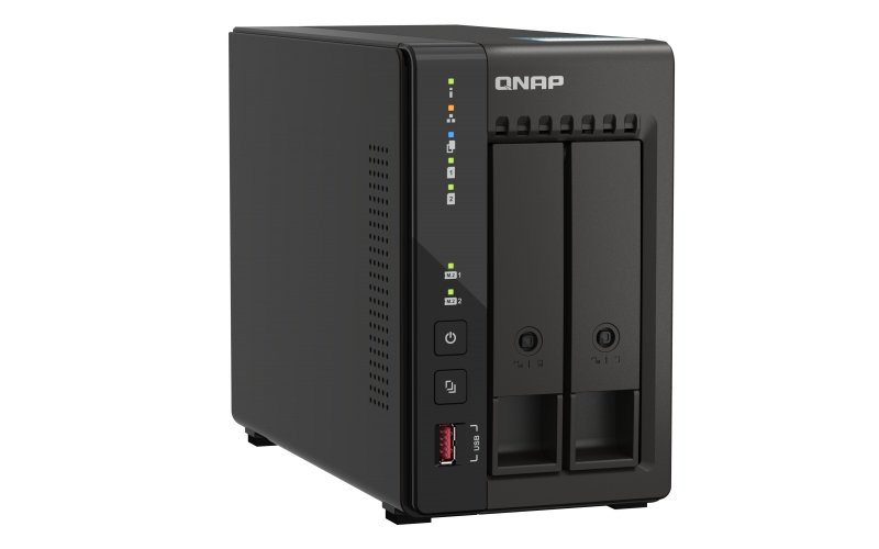 QNAP TS-253E-8G (4core 2,6GHz, 8GB RAM, 2x SATA, 2x M.2 NVMe slot, 2x HDMI 4K, 2x 2,5GbE, 4x USB) - obrázek č. 4