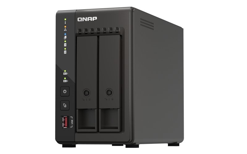 QNAP TS-253E-8G (4core 2,6GHz, 8GB RAM, 2x SATA, 2x M.2 NVMe slot, 2x HDMI 4K, 2x 2,5GbE, 4x USB) - obrázek č. 5