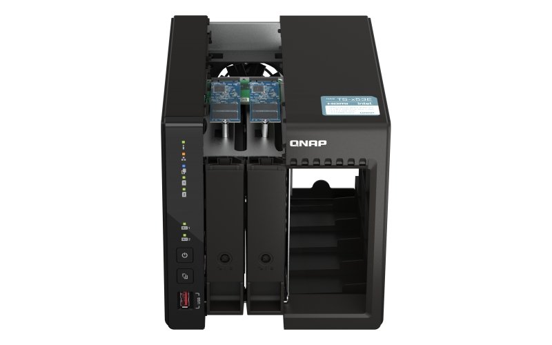 QNAP TS-253E-8G (4core 2,6GHz, 8GB RAM, 2x SATA, 2x M.2 NVMe slot, 2x HDMI 4K, 2x 2,5GbE, 4x USB) - obrázek č. 2