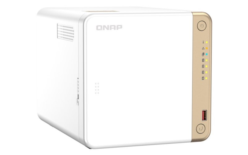 QNAP TS-462-4G (2core 2,9GHz, 4GB RAM, 4x SATA, 2x M.2 NVMe, 1x PCIe, 1x HDMI 4K, 1x 2,5GbE, 4x USB) - obrázek č. 2