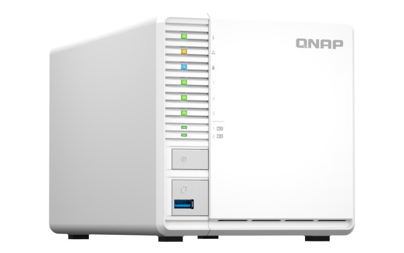 QNAP TS-364-8G (4core 2,9GHz, 8GB RAM, 3x SATA, 2x M.2 NVMe sloty, 3x USB, 1x 2,5GbE, 1x HDMI 1.4b) - obrázek č. 1