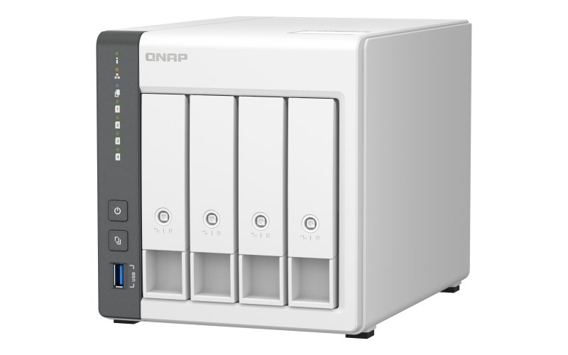 QNAP TS-433-4G (ARM 4core 2,0GHz, 4GB RAM, 4x SATA, 1x GbE, 1x 2,5GbE, 2x USB 2.0, 1x USB 3.2) - obrázek č. 4