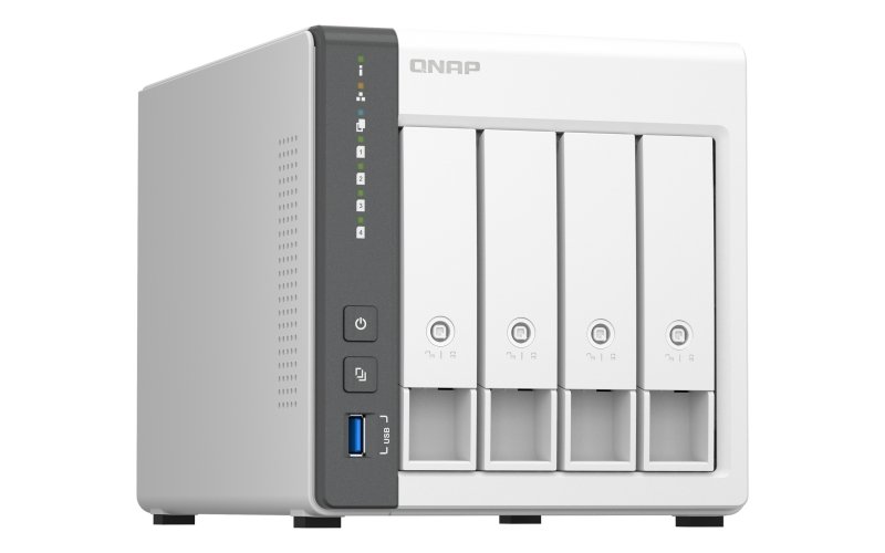 QNAP TS-433-4G (ARM 4core 2,0GHz, 4GB RAM, 4x SATA, 1x GbE, 1x 2,5GbE, 2x USB 2.0, 1x USB 3.2) - obrázek č. 1