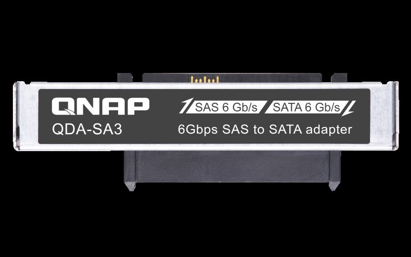 QNAP adaptér QDA-SA3-4PCS (2,5" 6Gbs SATA v 2,5" SAS pozici, určeno pro QNAP all-flash ZFS NAS) - obrázek č. 1