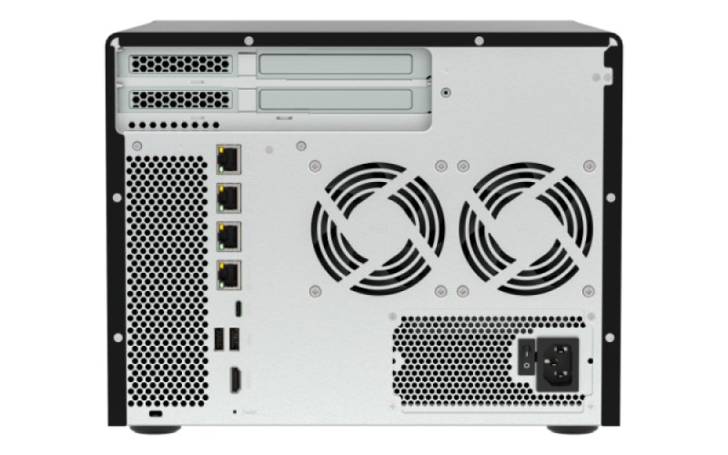 QNAP TVS-h877AX-R5-16G (AMD Ryzen 5, 16GB DDR5 RAM, 6x 3,5"+ 4x 2,5", 3x PCIe, 2x 2,5GbE, 2x 10GbE) - obrázek č. 6