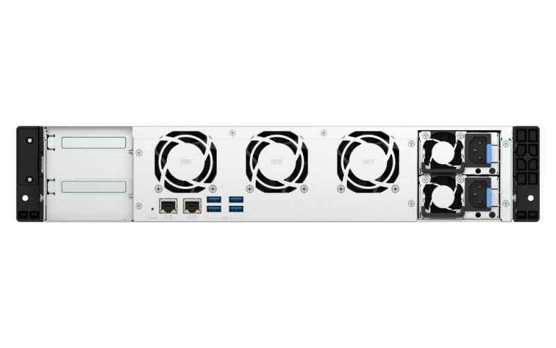 QNAP TS-855eU-RP-8G (8core 2,8GHz, 8GB RAM, 8x SATA, 2x 2,5GbE, 2x M.2 NVMe, 2x PCIe, malá hloubka) - obrázek č. 6