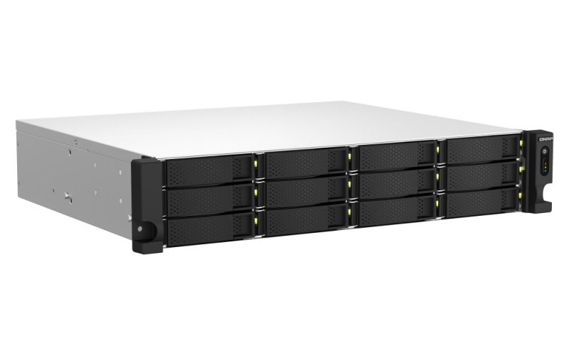 QNAP TS-1264U-RP-8G (4core 2,9GHz, 8GB RAM, 12x SATA, 2x 2,5GbE, 1x PCIe, 1x HDMI, 4x USB, 2x zdroj) - obrázek č. 2