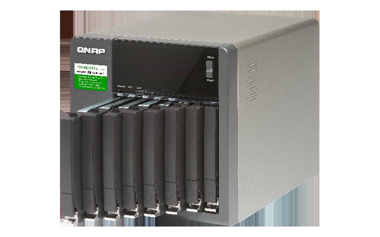 QNAP TVS-882ST3 (2,6G/ 16GB RAM/ 8x2,5/ Thunderbolt3/ 1xHDMI) - obrázek č. 1