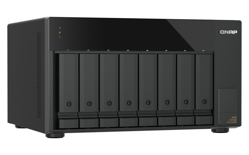 QNAP TL-D810TC4 (rozšiřovací JBOD jednotka, 8x SATA, USB-C 3.1 Gen2 10Gb, desktop) - obrázek č. 2