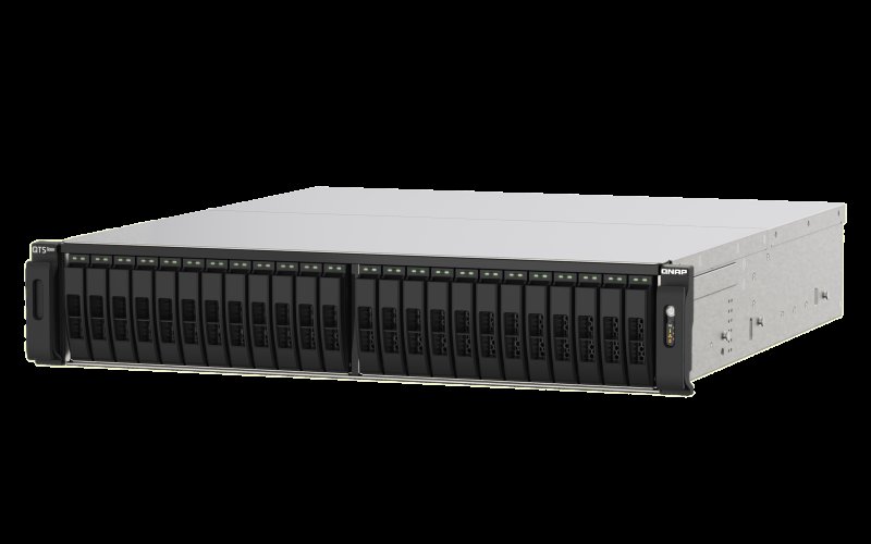 QNAP TS-h2490FU-7232P-64G (EPYC 3,2GHz, ZFS, 64GB ECC RAM, 24x 2,5" U.2, 2x 2,5GbE, 2x 25 GbE) - obrázek produktu