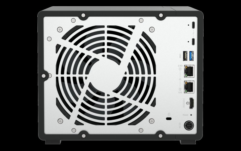 QNAP TS-h966TX-8G (i3 6core, ZFS, 8GB RAM, 5x 3,5" SATA + 4x 2,5" U.2, 2x 2,5GbE, 2x Thunderbolt 4) - obrázek č. 4