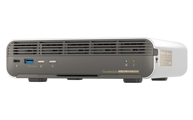 QNAP TBS-h574TX-i5U-16G (10core, 16GB RAM, 5x E1.S /  M.2 slot, 1x 2,5GbE, 1x 10GbE, 2x Thunderbolt 4) - obrázek č. 4