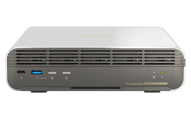 QNAP TBS-h574TX-i5U-16G (10core, 16GB RAM, 5x E1.S /  M.2 slot, 1x 2,5GbE, 1x 10GbE, 2x Thunderbolt 4) - obrázek č. 1