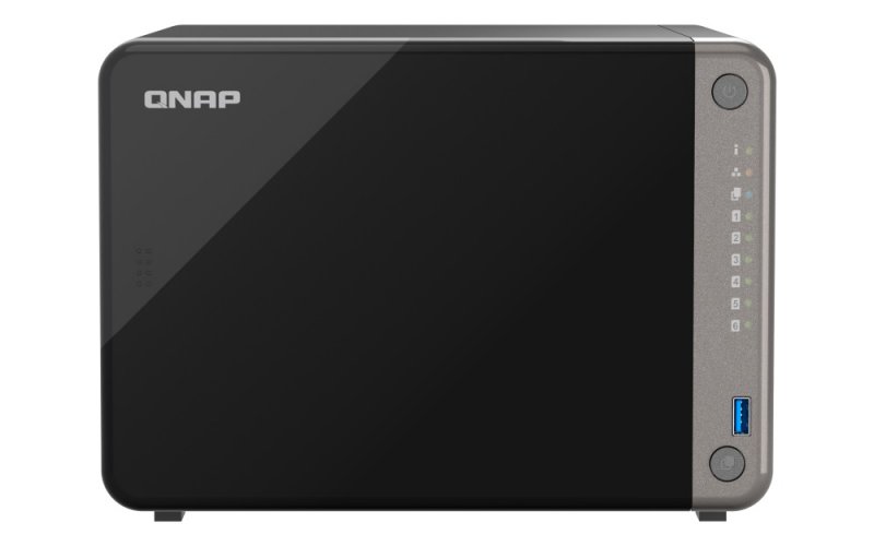 QNAP TS-AI642-8G (8core CPU, 8GB RAM, 6x SATA, 2x M.2 NVMe, 1x PCIe, 2x HDMI 4K, 1x 2,5GbE, 2x GbE) - obrázek produktu
