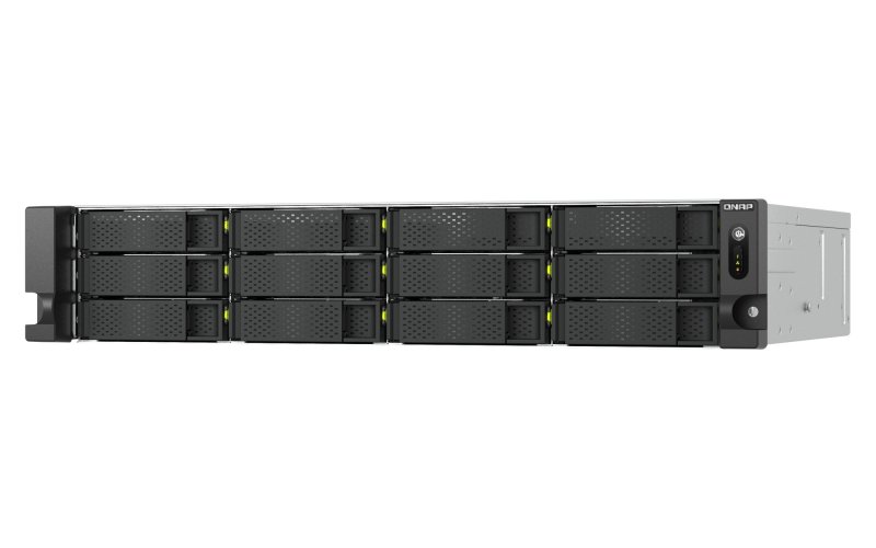 QNAP TS-h1465U-RP-8G (Intel 4core, ZFS, 8GB DDR5 RAM, 12x SATA + 2x E1.S, 1x PCIe, 2x 2,5GbE) - obrázek č. 5