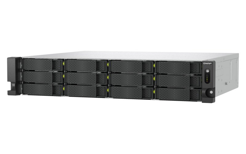 QNAP TS-h1465U-RP-8G (Intel 4core, ZFS, 8GB DDR5 RAM, 12x SATA + 2x E1.S, 1x PCIe, 2x 2,5GbE) - obrázek č. 8