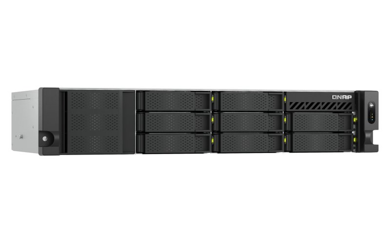 QNAP TS-h1065eU-RP-8G (Intel 4core, ZFS, 8GB DDR5 RAM, 8x SATA + 2x E1.S, 1x PCIe, 2x 2,5GbE) - obrázek č. 3