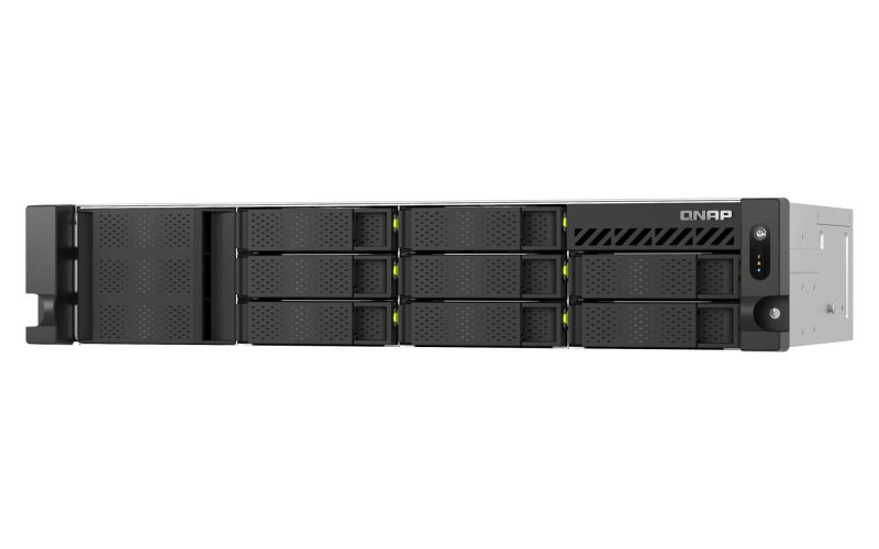 QNAP TS-h1065eU-RP-8G (Intel 4core, ZFS, 8GB DDR5 RAM, 8x SATA + 2x E1.S, 1x PCIe, 2x 2,5GbE) - obrázek č. 5
