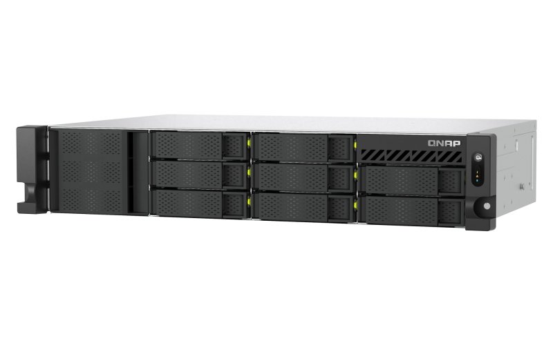 QNAP TS-h1065eU-8G (Intel 4core, ZFS, 8GB DDR5 RAM, 8x SATA + 2x E1.S, 1x PCIe, 2x 2,5GbE, 1x zdroj) - obrázek č. 8