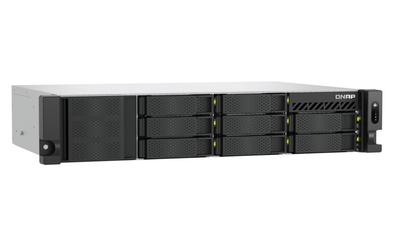 QNAP TS-h1065eU-8G (Intel 4core, ZFS, 8GB DDR5 RAM, 8x SATA + 2x E1.S, 1x PCIe, 2x 2,5GbE, 1x zdroj) - obrázek č. 7