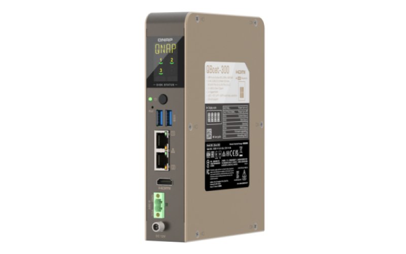QNAP QBoat-300 (průmyslový NAS, 4core ARM, 4GB RAM, 3x M.2 slot, 2x 1GbE, 2x USB 3.2, 1x HDMI) - obrázek č. 3